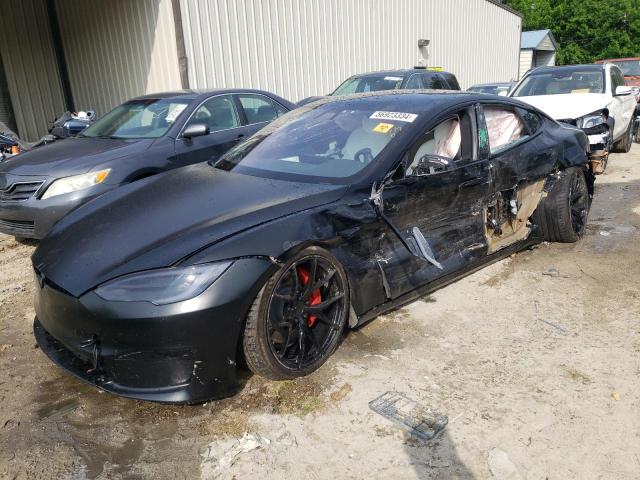 5YJSA1E68MF456229 - 2021 TESLA MODEL S BLACK photo 1