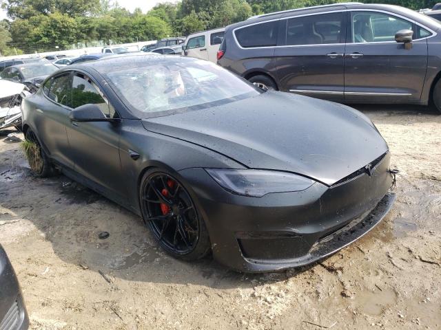 5YJSA1E68MF456229 - 2021 TESLA MODEL S BLACK photo 4