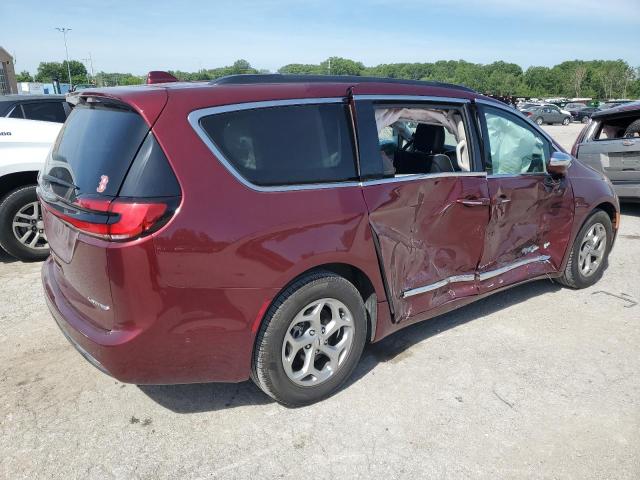 2C4RC1GGXNR163825 - 2022 CHRYSLER PACIFICA LIMITED MAROON photo 3