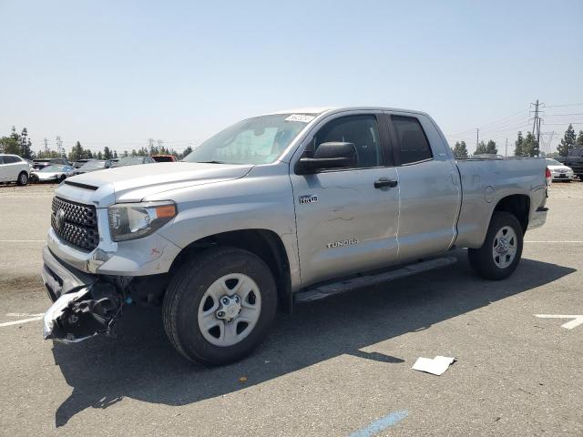 5TFRY5F19MX275022 - 2021 TOYOTA TUNDRA DOUBLE CAB SR/SR5 SILVER photo 1