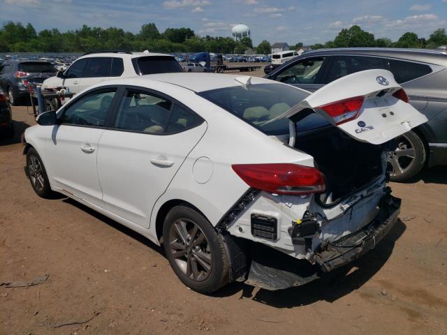 5NPD84LF8JH395048 - 2018 HYUNDAI ELANTRA SEL WHITE photo 2