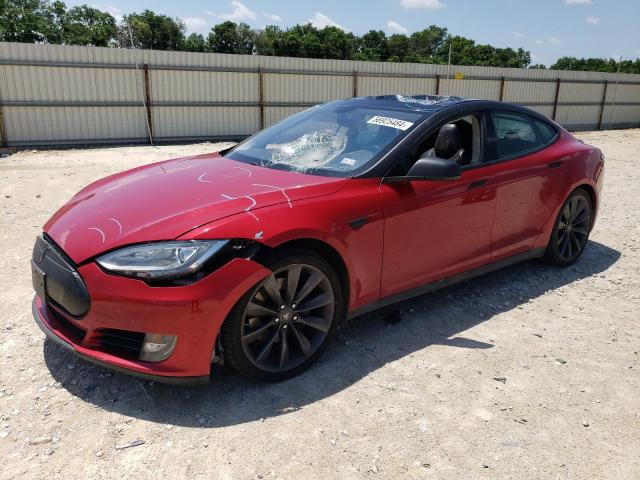 5YJSA1CP9DFP13989 - 2013 TESLA MODEL S 红色 照片 1
