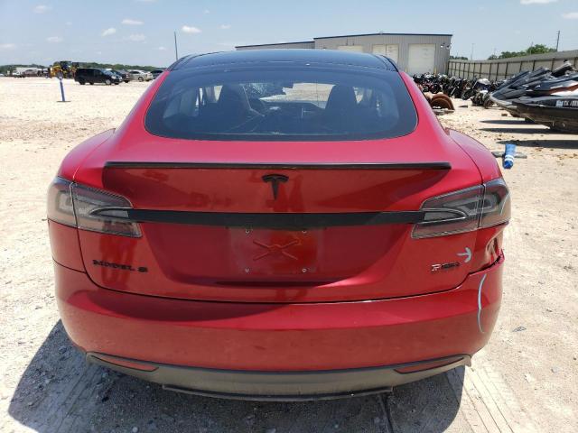 5YJSA1CP9DFP13989 - 2013 TESLA MODEL S 红色 照片 6