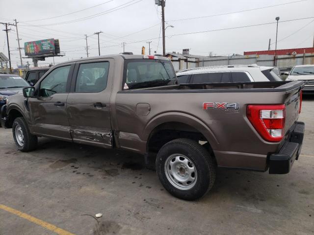 1FTFW1E54MFB94943 - 2021 FORD F150 SUPERCREW BROWN photo 2