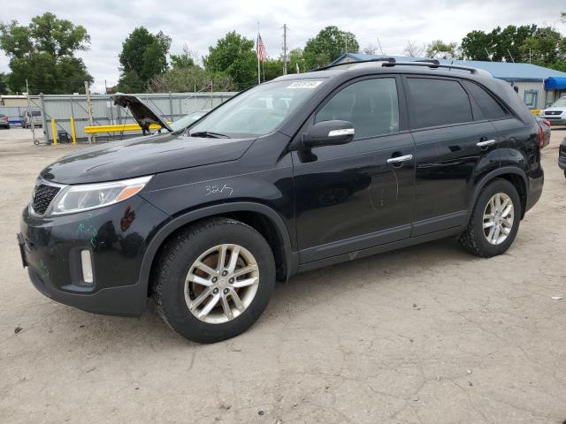 5XYKT4A65EG435429 - 2014 KIA SORENTO LX BLACK photo 1