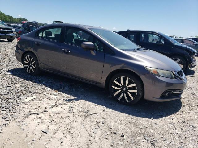 19XFB2F92FE036634 - 2015 HONDA CIVIC EXL GRAY photo 4
