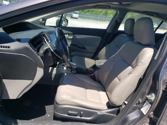 19XFB2F92FE036634 - 2015 HONDA CIVIC EXL GRAY photo 7