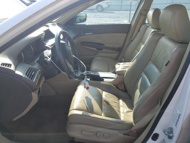 1HGCP36838A056822 - 2008 HONDA ACCORD EXL WHITE photo 7