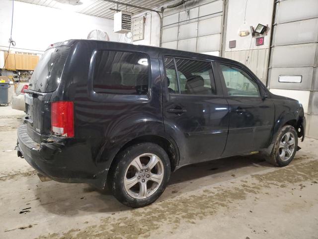 5FNYF4H63CB046462 - 2012 HONDA PILOT EXL BLUE photo 3