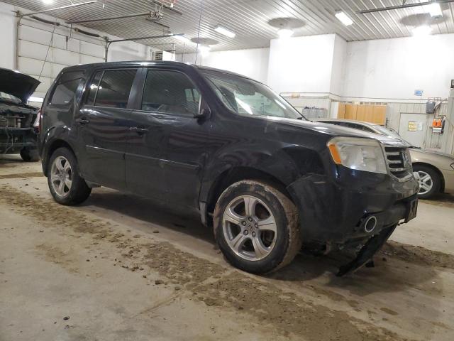 5FNYF4H63CB046462 - 2012 HONDA PILOT EXL BLUE photo 4