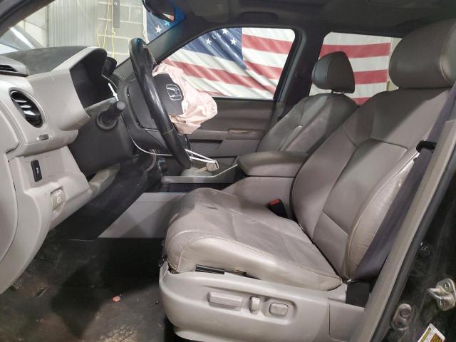 5FNYF4H63CB046462 - 2012 HONDA PILOT EXL BLUE photo 7