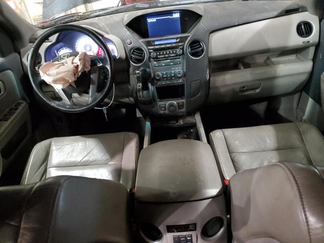 5FNYF4H63CB046462 - 2012 HONDA PILOT EXL BLUE photo 8