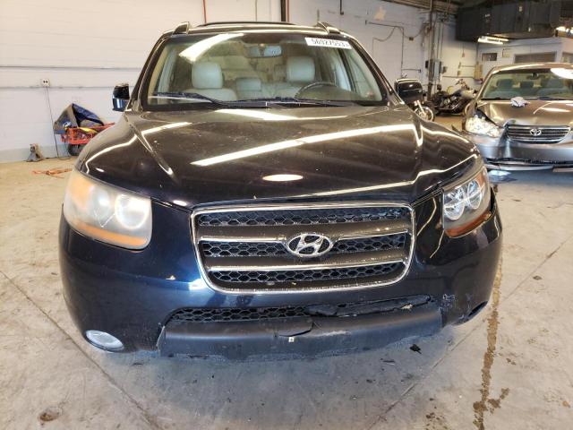 5NMSH13E59H281272 - 2009 HYUNDAI SANTA FE SE BLUE photo 5