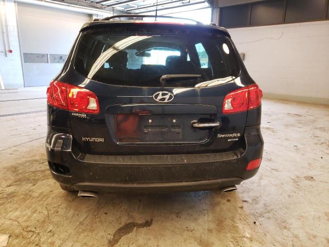 5NMSH13E59H281272 - 2009 HYUNDAI SANTA FE SE BLUE photo 6