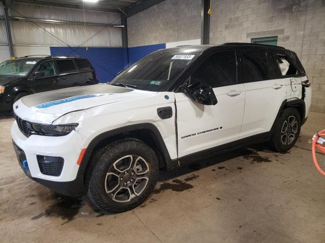 1C4RJYC60N8715999 - 2022 JEEP GRAND CHER TRAILHAWK 4XE WHITE photo 1