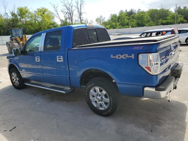 1FTFW1ET7DFA27751 - 2013 FORD F150 SUPERCREW BLUE photo 2