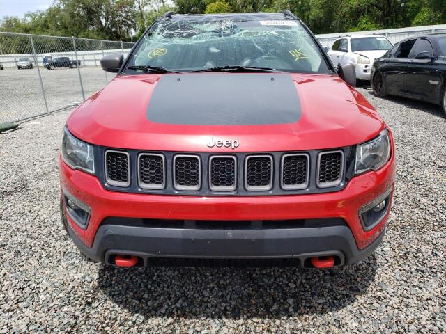 3C4NJDDB7JT130593 - 2018 JEEP COMPASS TRAILHAWK RED photo 5