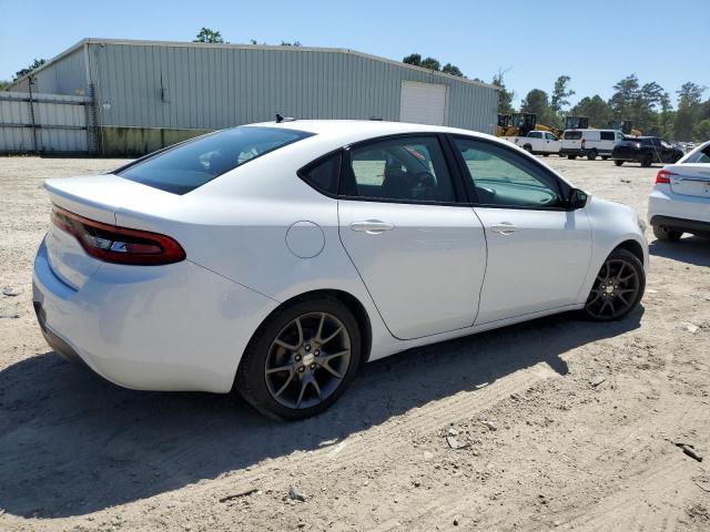 1C3CDFAA7GD606415 - 2016 DODGE DART SE WHITE photo 3