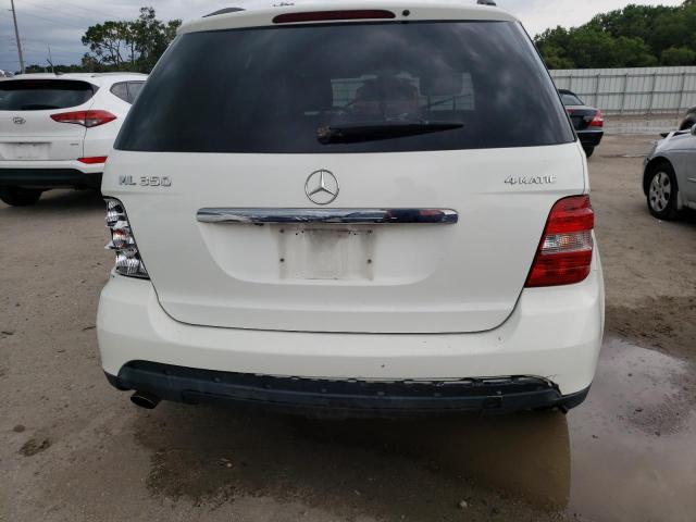 4JGBB86E37A202531 - 2007 MERCEDES-BENZ ML350 350 WHITE photo 6