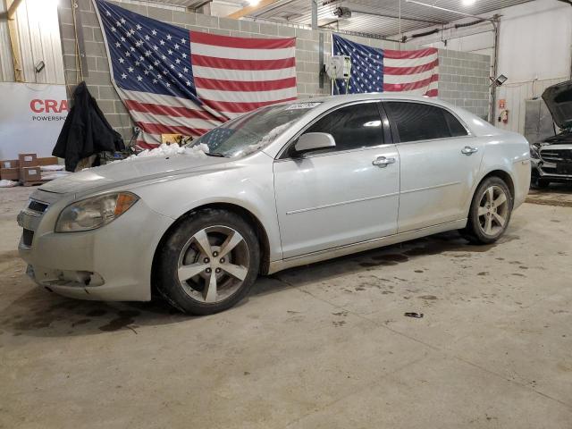 1G1ZC5E04CF155472 - 2012 CHEVROLET MALIBU 1LT SILVER photo 1