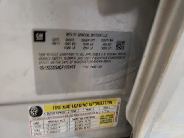 1G1ZC5E04CF155472 - 2012 CHEVROLET MALIBU 1LT SILVER photo 12