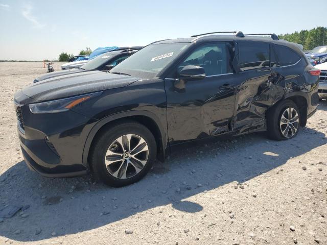 5TDGZRBH9MS122161 - 2021 TOYOTA HIGHLANDER XLE BLACK photo 1