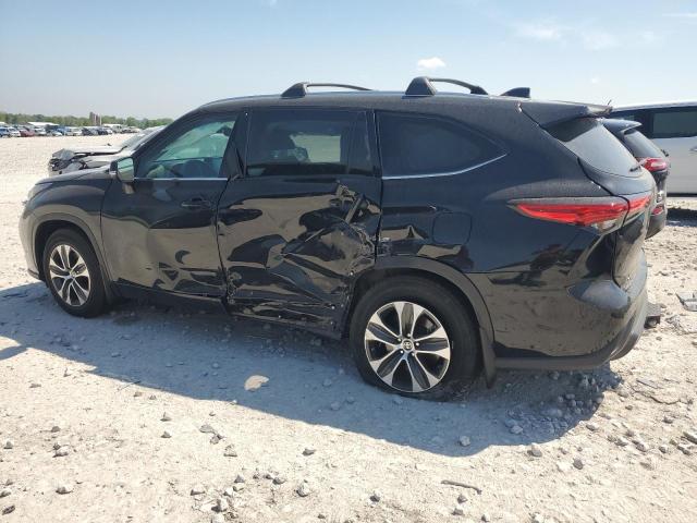 5TDGZRBH9MS122161 - 2021 TOYOTA HIGHLANDER XLE BLACK photo 2