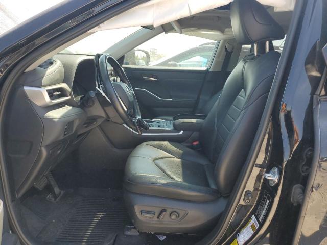5TDGZRBH9MS122161 - 2021 TOYOTA HIGHLANDER XLE BLACK photo 7