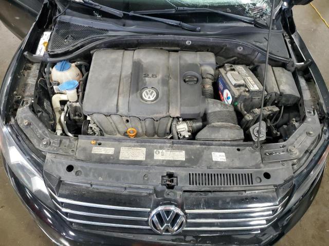 1VWBH7A39CC064301 - 2012 VOLKSWAGEN PASSAT SE შავი ფოტო 11