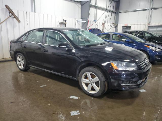 1VWBH7A39CC064301 - 2012 VOLKSWAGEN PASSAT SE შავი ფოტო 4