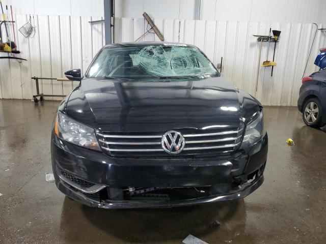 1VWBH7A39CC064301 - 2012 VOLKSWAGEN PASSAT SE შავი ფოტო 5