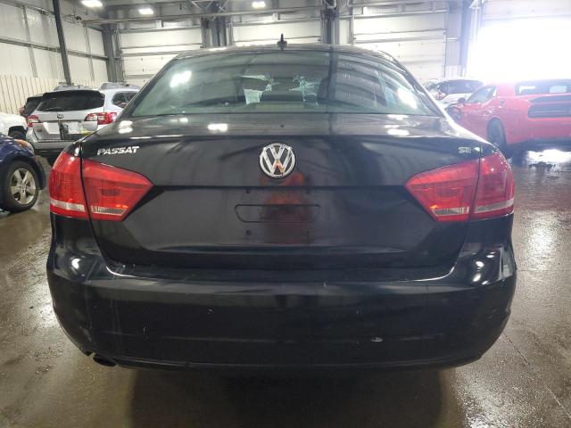 1VWBH7A39CC064301 - 2012 VOLKSWAGEN PASSAT SE შავი ფოტო 6