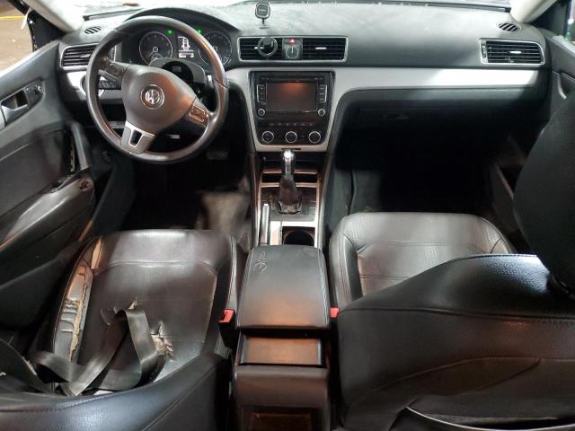 1VWBH7A39CC064301 - 2012 VOLKSWAGEN PASSAT SE შავი ფოტო 8