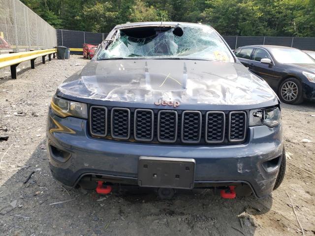 1C4RJFLG0KC655860 - 2019 JEEP GRAND CHER TRAILHAWK BLUE photo 5