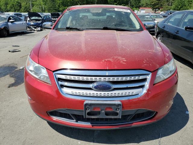 1FAHP2FW0AG125987 - 2010 FORD TAURUS LIMITED RED photo 5