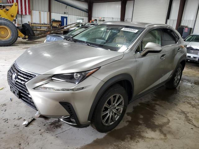 JTJBJRBZ9K2121023 - 2019 LEXUS NX 300H SILVER photo 1