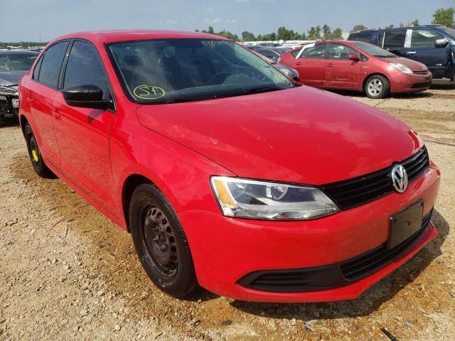 3VW1K7AJ3BM342702 - 2011 VOLKSWAGEN JETTA BASE RED photo 1