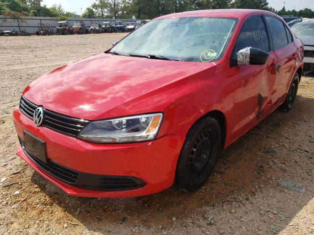 3VW1K7AJ3BM342702 - 2011 VOLKSWAGEN JETTA BASE RED photo 2