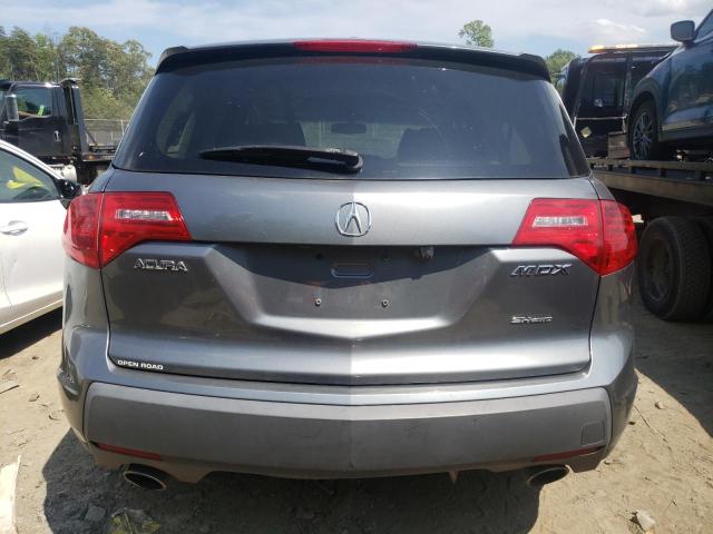 2HNYD28689H507419 - 2009 ACURA MDX TECHNOLOGY GRAY photo 6