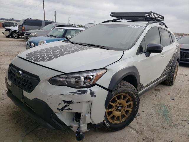 JF2GTHRC5MH657449 - 2021 SUBARU CROSSTREK SPORT WHITE photo 1