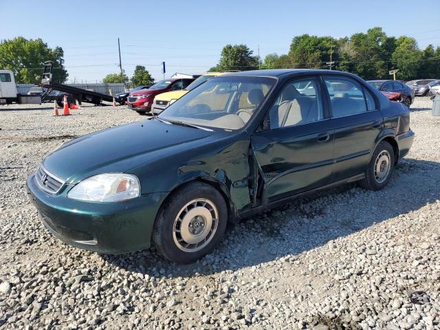 2HGEJ6611YH557613 - 2000 HONDA CIVIC BASE GREEN photo 1
