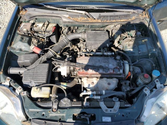 2HGEJ6611YH557613 - 2000 HONDA CIVIC BASE GREEN photo 11