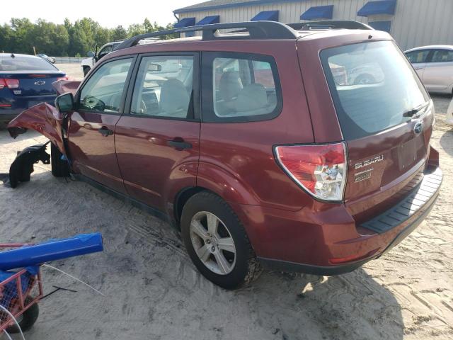 JF2SH6BC4AH793089 - 2010 SUBARU FORESTER XS MAROON photo 2