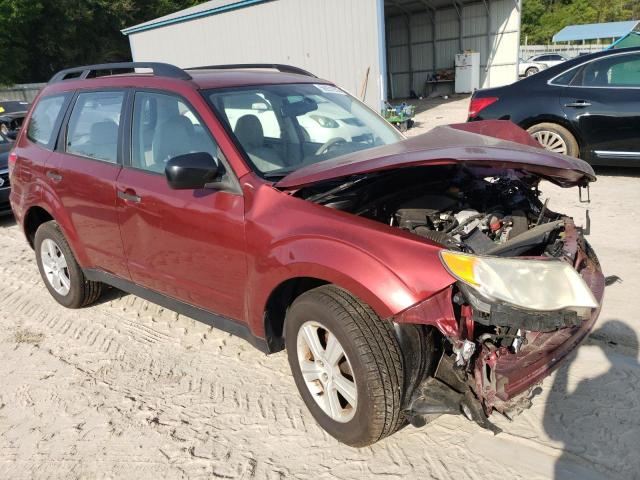 JF2SH6BC4AH793089 - 2010 SUBARU FORESTER XS Tünd qırmızı foto 4