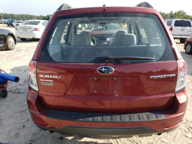 JF2SH6BC4AH793089 - 2010 SUBARU FORESTER XS MAROON photo 6