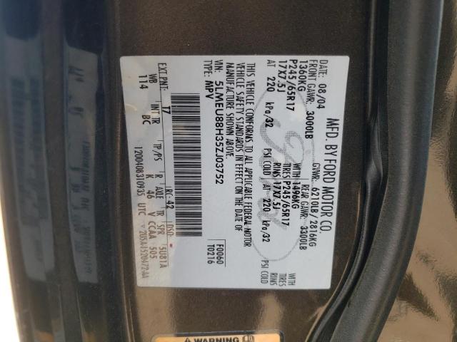 5LMEU88H35ZJ03752 - 2005 LINCOLN AVIATOR 石墨色 照片 13