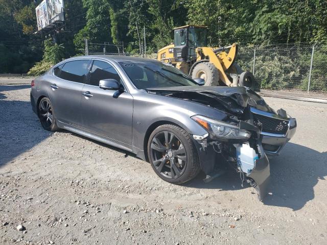 JN1BY1PP7HM170146 - 2017 INFINITI Q70L 3.7 GRAY photo 4