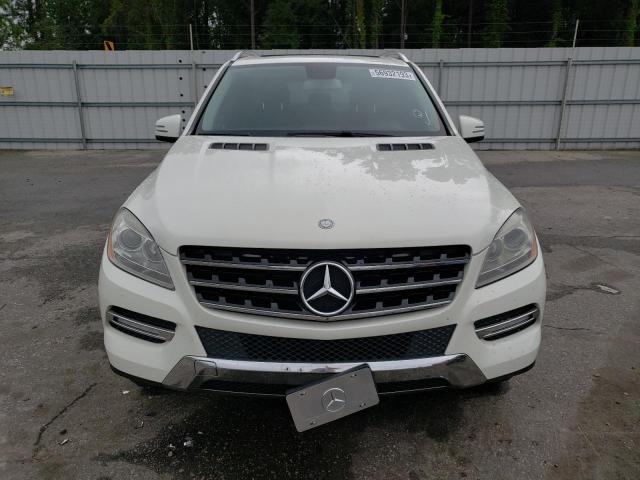 4JGDA5HB8CA073046 - 2012 MERCEDES-BENZ ML 350 4MATIC WHITE photo 5
