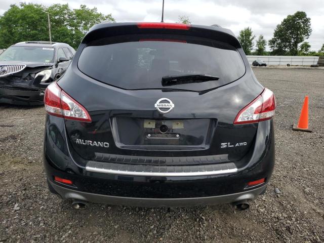 JN8AZ1MW0EW506371 - 2014 NISSAN MURANO S BLACK photo 6