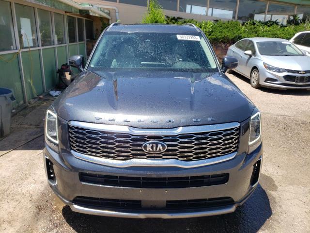 5XYP34HC9MG165587 - 2021 KIA TELLURIDE EX GRAY photo 5